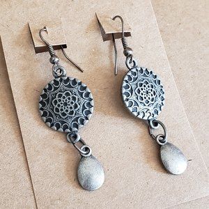 Mandala dangle earring
